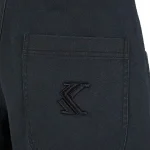 Black Denim Karl Kani Baggy Shorts-back pocket