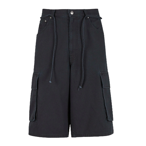 Black Denim Karl Kani Baggy Shorts Black Denim Karl Kani Baggy Shorts