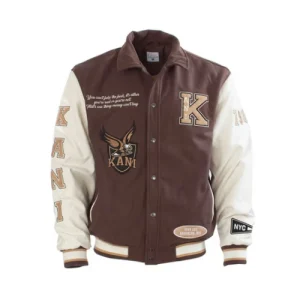 Brown Karl Kani College Jacke