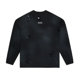 Karl Kani Black Loose Rap Long Sleeve Sweater