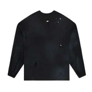 Karl Kani Black Loose Rap Long Sleeve Sweater-back