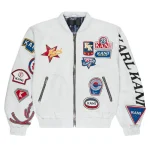 Karl Kani Cross Keys White Jacke