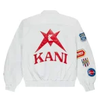 Karl Kani Cross Keys White Jacke-back