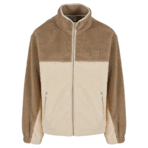 Karl Kani Fleece Jacke in Camel