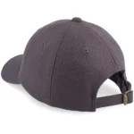 Karl Kani Retro Patch Wool Blend Anthracite Grey Cap-back
