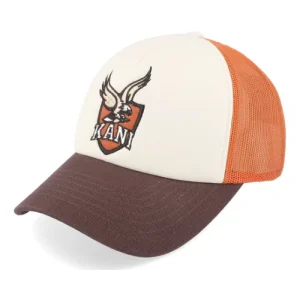 Karl Kani Serif Patched Brown Trucker Cap
