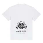 Karl Kani White Front Court T-Shirt-back