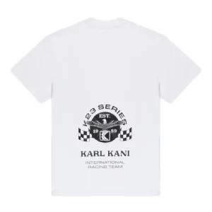 Karl Kani White Front Court T-Shirt-back