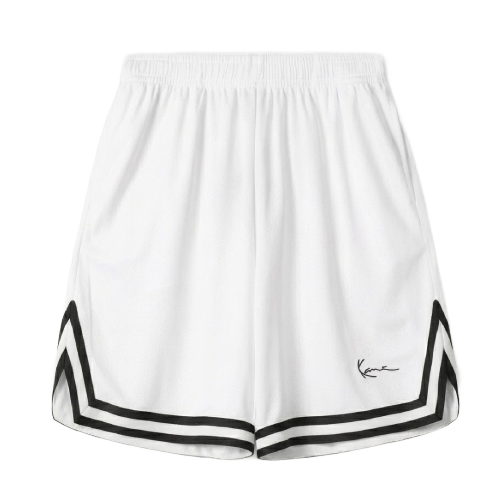 White Karl Kani Signature Mesh Shorts White Karl Kani Signature Mesh Shorts