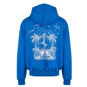 Blue Karl Kani Icy Dancer Hoodie-back