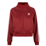 Dark Red Karl Kani Bomber Jacke Demen