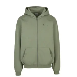 Green Karl Kani Signature Zip Hoodie
