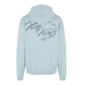 Karl Kani Authentic Star Logo Light Blue Hoodie-back