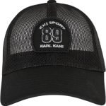 Karl Kani Cap in Black, front view with logo