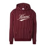 Karl Kani Cursive Varsity Stripe Red Hoodie