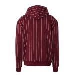 Karl Kani Cursive Varsity Stripe Red Hoodie-back