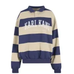 Karl Kani Dark Blue Sand Heritage Stripe Sweater
