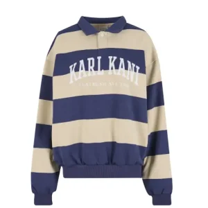 Karl Kani Dark Blue Sand Heritage Stripe Sweater