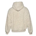 Karl Kani Metal Signature Teddy Hoodie White-back