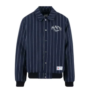 Karl Kani Pinstrips Dark Blue Bomber Jacke