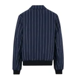 Karl Kani Pinstrips Dark Blue Bomber Jacke-back