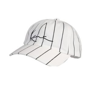 Karl Kani Signature light GREY Cap im modernen Streetwear-Design