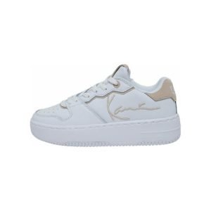 Karl Kani UP LOGO white beige Sneakers in modernem Streetwear Design