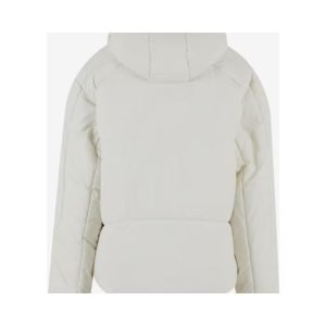 Karl Kani Winter Jacket in White with modern streetwear design and comfortable winter fit