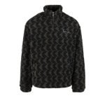 Karl Kani Black Fleece Jumper schwarzer Streetwear Pullover aus weichem Fleece Material