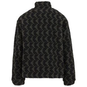 Karl Kani Black Fleece Jumper schwarzer Streetwear Pullover aus weichem Fleece Material