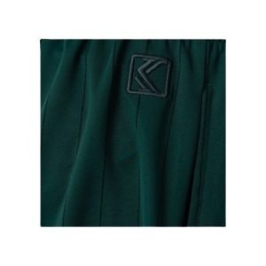Karl Kani Pinstripe Green Shorts mit modernem Streetwear-Design
