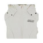 Karl Kani Winter Jacket in White with modern streetwear design and comfortable winter fit