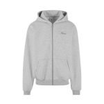 Karl Kani Zip-up sweatshirt grey melange im modernen Streetwear-Design