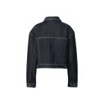 Karl Kani Faux leather black jacket in moderner schwarzer Lederoptik