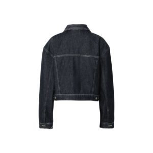 Karl Kani Faux leather black jacket in moderner schwarzer Lederoptik