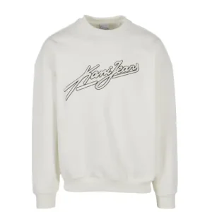 White Karl Kani Kani Jeans Oversized Crewneck Sweater