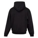 Karl Kani Black Metal Plate Hoodie in Schwarz mit Metall-Logo