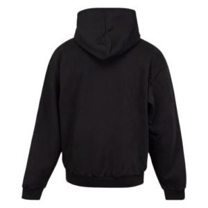 Karl Kani Black Metal Plate Hoodie in Schwarz mit Metall-Logo