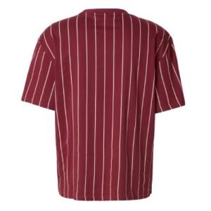 Karl Kani Dark Red Print T-Shirt in Dunkelrot mit auffälligem Print im Streetwear-Stil