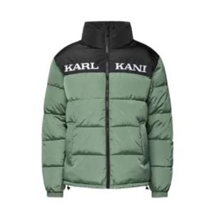 Karl Kani Dusky Green Puffer Jacket in modernem Grünton