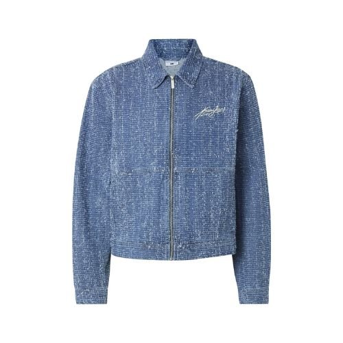 karl kani jacket Karl Kani Denim vintage blue jacket im klassischen Vintage-Streetwear-Design