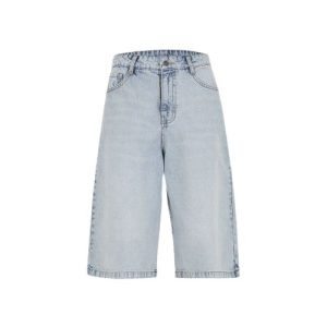 Karl Kani BAGGY Blue Denim Shorts im modernen Streetwear-Look