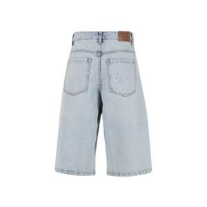 Karl Kani BAGGY Blue Denim Shorts im modernen Streetwear-Look