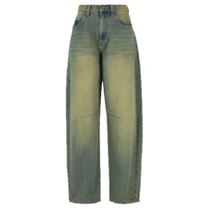 Karl Kani Baggy Relaxed Fit Jeans in Blue Green