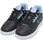 Karl Kani Black and Light Blue Trainer Sneakers-front