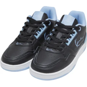 Karl Kani Black and Light Blue Trainer Sneakers-front