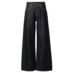 Karl Kani OG Rinsed Wide Leg Black Jeans