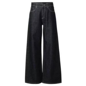 Karl Kani OG Rinsed Wide Leg Black Jeans