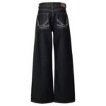Karl Kani OG Rinsed Wide Leg Black Jeans