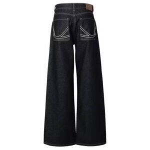Karl Kani OG Rinsed Wide Leg Black Jeans